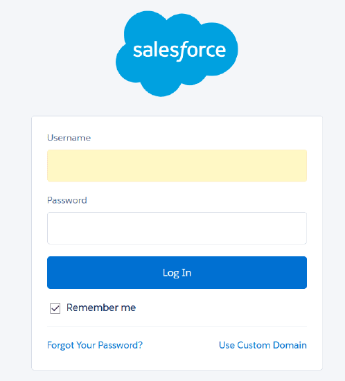 Gainsight Salesforce Integration - Login
